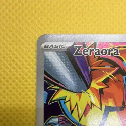Pokemon TCG Zeraora 151/142 Illustration Rare Secret Holo HP 120 English - Image 2