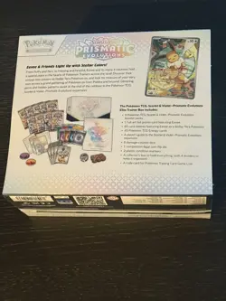 Pokemon TCG Prismatic Evolutions Elite Trainer Box ETB - Factory Sealed - Image 2