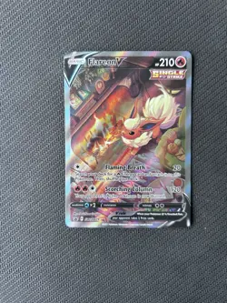 Flareon V LP Sword & Shield Promo SWSH179 Pokemon Lightly Played - Image 2