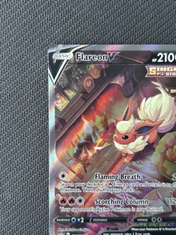 Flareon V LP Sword & Shield Promo SWSH179 Pokemon Lightly Played - Image 3