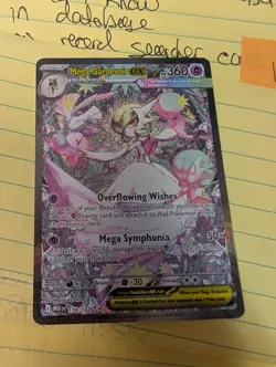 Pokemon TCG Mega Gardevoir ex 178132 SIR Mega Evolutions G2U - Image 1