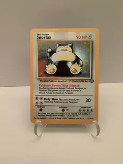 Pokemon TCG Snorlax Jungle 11/64 Holo Unlimited Holo Rare - Image 1