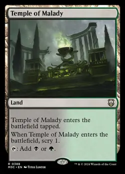 Temple of Malady NM, English MTG Modern Horizons 3: Commander - Image 1