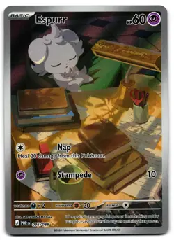 Espurr 095/088 - 🌊 Perfect Order Illustration Rare Pokemon TCG Holo 🖤 - NM - Image 1