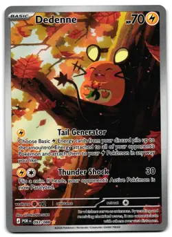 Dedenne 093/088 - 🌊 Perfect Order Illustration Rare Pokemon TCG Holo 🖤 - NM - Image 1