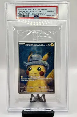 Pokemon Pikachu With Grey Felt Hat Van Gogh 085 Sealed Promo PSA 10🔥 - Image 1