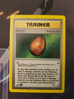 Pokemon 1st Ed. Neo Genesis Set COMMON Berry 99/111 - Near Mint (NM) (3/15/22) - Image 1
