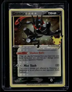 Pokemon TCG Greninja SWSH144 Sword & Shield Promo Sealed Gold Star NM I - Image 1