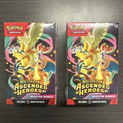 Pokemon Mega Evolution Ascended Heroes Booster Bundle (Lot of 2) - Image 1