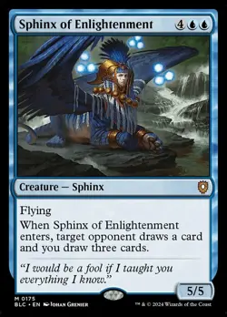 Sphinx of Enlightenment NM, English MTG Bloomburrow: Commander - Image 1