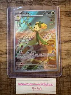 Pokemon TCG Dolliv 200/198 Scarlet & Violet Base Illustration - Image 1