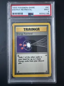 1999 Pokemon Game Energy Retrieval Mint 9 - Image 1