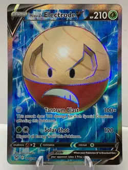 Pokemon Hisuian Electrode V 172/196 Lost Origin Sword & Shield FULL ART - Image 2