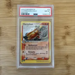 2003 Pokemon EX Charmeleon-Holo Dragon Secret Rare PSA 8 NM-MT 99/97 - Image 1
