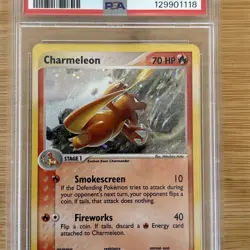 2003 Pokemon EX Charmeleon-Holo Dragon Secret Rare PSA 8 NM-MT 99/97 - Image 2