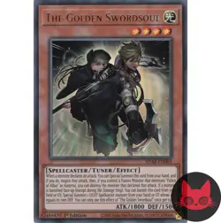 Yugioh The Golden Swordsoul SDAZ-EN003 Ultra Rare 1st Edition NM - Image 1