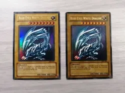 2x Blue Eyes White Dragon Yu-gi-oh Played Condition - Image 1