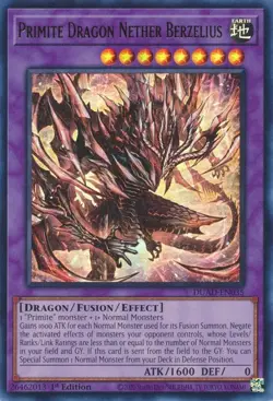 Primite Dragon Nether Berzelius - UR - DUAD-EN035 - 1st Ed - YuGiOh - Image 1