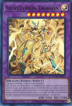 Secreterion Dragon - UR - DUAD-EN037 - 1st Ed - YuGiOh - Image 1
