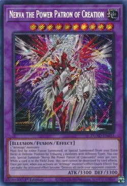 Nerva The Power Patron of Creation - ScR - DUAD-EN033 - 1st Ed - YuGiOh - Image 1