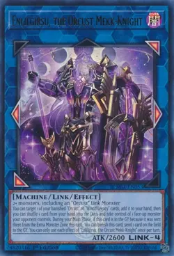 Enlilgirsu,The Orcust Mekk-Knight - Emblazoned UR - BLMM-EN053 - 1st Ed - YuGiOh - Image 1