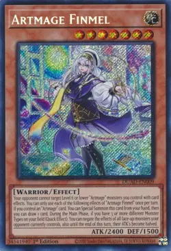 Artmage Finmel - ScR - DUAD-EN009 - 1st Ed - YuGiOh - Image 1