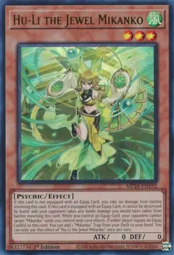 Hu-Li the Jewel Mikanko - MP24-EN192 - Ultra Rare - 1st Edition Near Mint Yugioh - Image 1