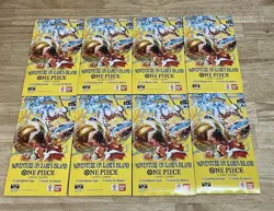 One Piece OP15/EB04 Adventure on KAMI’S Island 8 Booster Packs English Sealed - Image 1