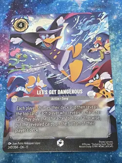 Let's Get Dangerous 240/204 Enchanted Disney Lorcana Winterspell EN - 11 - Image 1