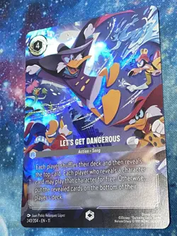 Let's Get Dangerous 240/204 Enchanted Disney Lorcana Winterspell EN - 11 - Image 3