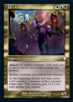 Urza, Chief Artificer - Commander Deck Exclusive NM, English MTG The Brother's W - Image 1