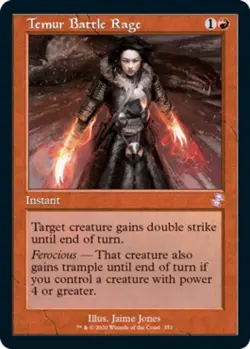 Temur Battle Rage NM, English MTG Time Spiral Remastered - Image 1