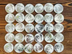 💎 Pokemon Arceus Silver White Rainbow Holo Foil TCG Coin Lot of 30 - Image 2