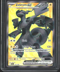 Pokemon TCG: Zekrom EX 158/06 Full Art : Black Bolt | NM - Image 1