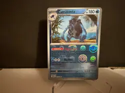 2025 Pokemon Carracosta 023 S&V Black Bolt Poke Ball Reverse Holo Rare Card NM+ - Image 1