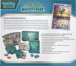 (1) Pokemon TCG Twilight Masquerade Elite Trainer Box ETB - New/Sealed - Image 3