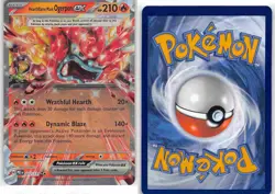 Hearthflame Mask Ogerpon ex 017/131 Double Rare Prismatic Evolutions Pokemon NM - Image 3