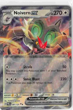 Noivern ex 091/131 Double Rare Prismatic Evolutions Pokemon NM - Image 1