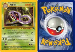 Arbok 31/62 Uncommon Fossil Pokemon LP - Image 3