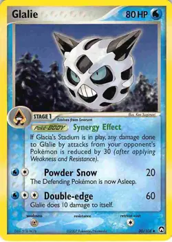 Glalie 30/108 Uncommon Power Keepers Pokemon LP - Image 1