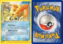 Omastar 19/100 Rare Sandstorm Pokemon HP/DMG - Image 3
