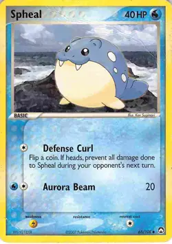 Spheal 65/108 Common Power Keepers Pokemon HP/DMG - Image 1