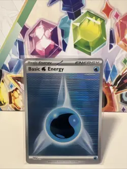Basic Water Energy SVE 019 Holo Pattern Pokemon White Flare & Black Bolt NM - Image 1