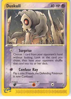 Duskull 61/100 Common Sandstorm Pokemon MP - Image 1