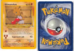 Hitmonchan 69/105 Common Neo Destiny Pokemon MP - Image 3