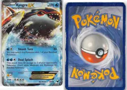 Kyogre EX 26/108 Holo Rare EX Dark Explorers Pokemon HP/DMG - Image 3