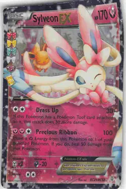 Sylveon EX RC21/RC32 Holo Rare EX Generations Pokemon HP/DMG - Image 1