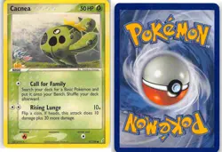 Cacnea 47/100 Common Crystal Guardians Pokemon LP - Image 3