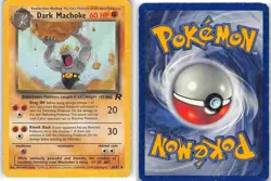 Dark Machoke 40/82 Uncommon Team Rocket Pokemon MP - Image 3