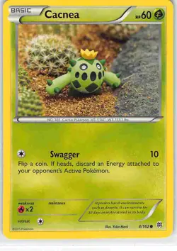 Cacnea 4/162 Common BREAKthrough Pokemon LP - Image 1